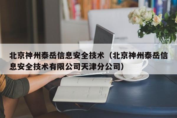 北京神州泰岳信息安全技术（北京神州泰岳信息安全技术有限公司天津分公司）