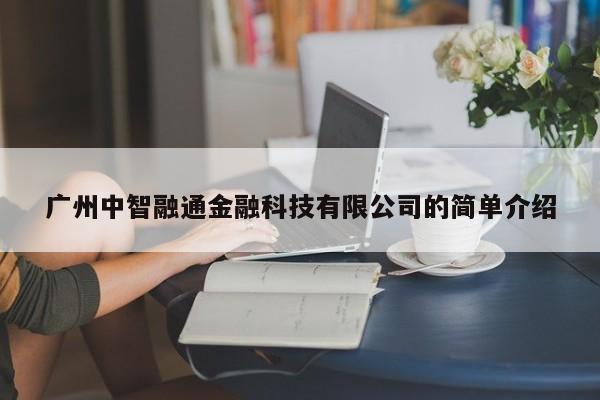 广州中智融通金融科技有限公司的简单介绍