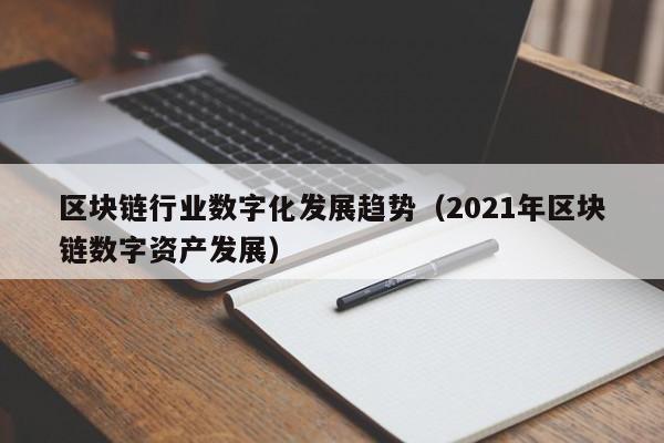 区块链行业数字化发展趋势（2021年区块链数字资产发展）