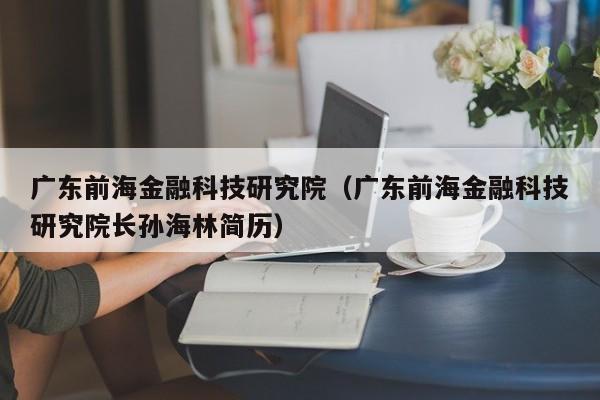 广东前海金融科技研究院（广东前海金融科技研究院长孙海林简历）