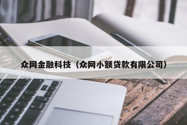 众网金融科技（众网小额贷款有限公司）