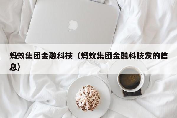 蚂蚁集团金融科技（蚂蚁集团金融科技发的信息）