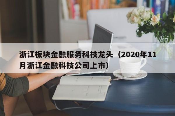 浙江板块金融服务科技龙头（2020年11月浙江金融科技公司上市）