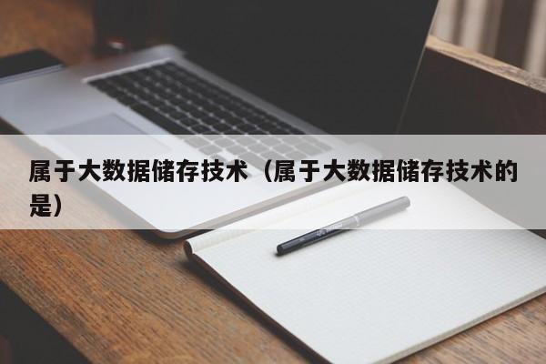 属于大数据储存技术（属于大数据储存技术的是）